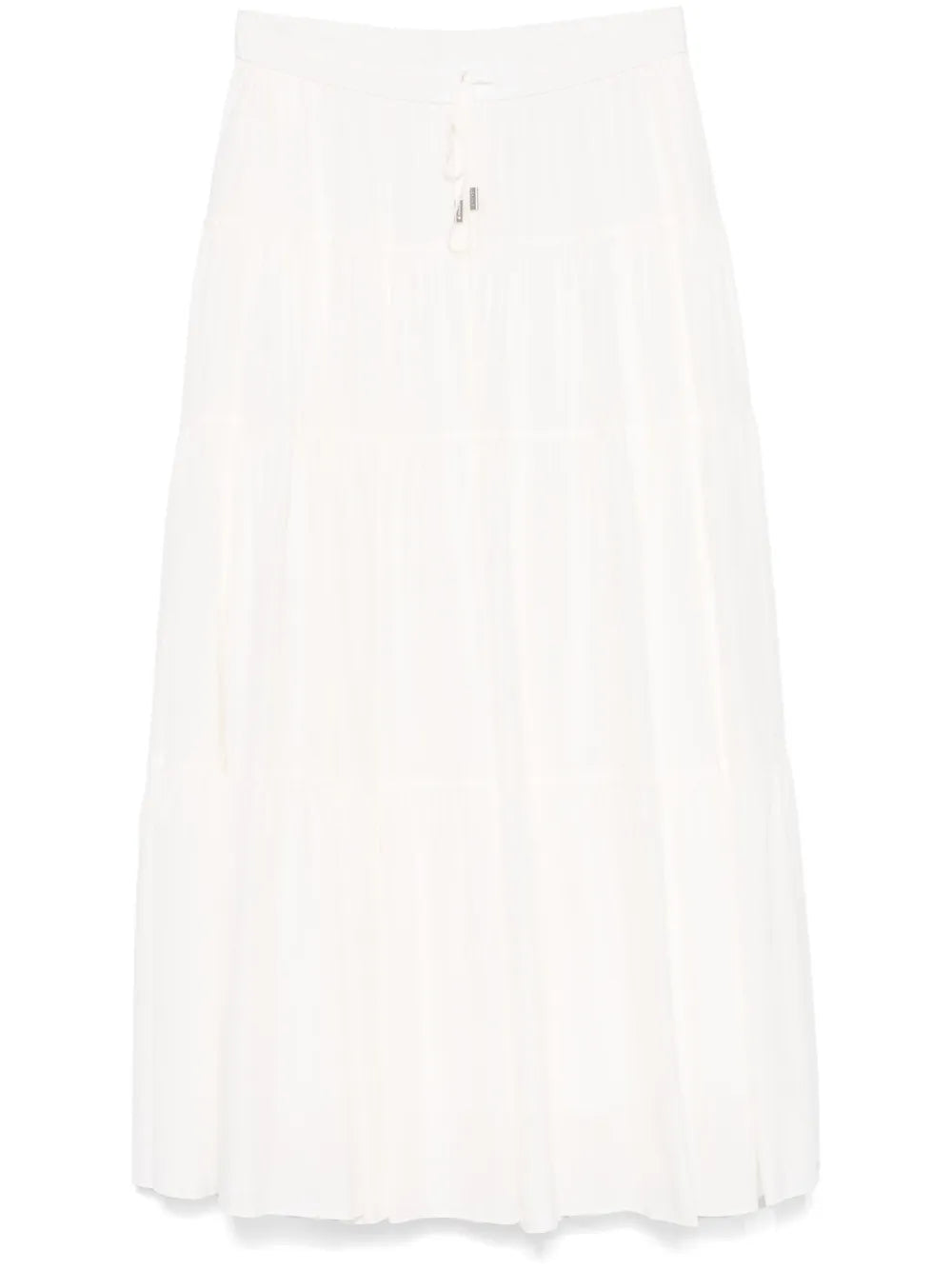 Tiered Midi Skirt