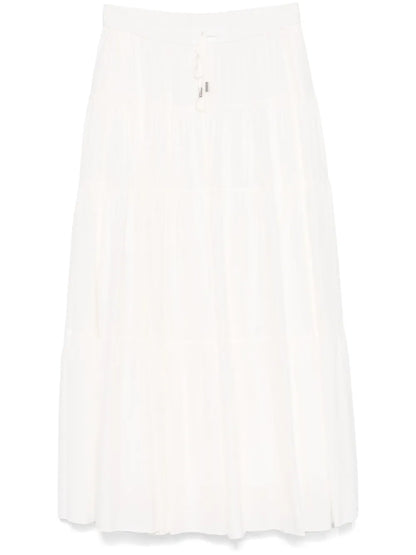 Tiered Midi Skirt