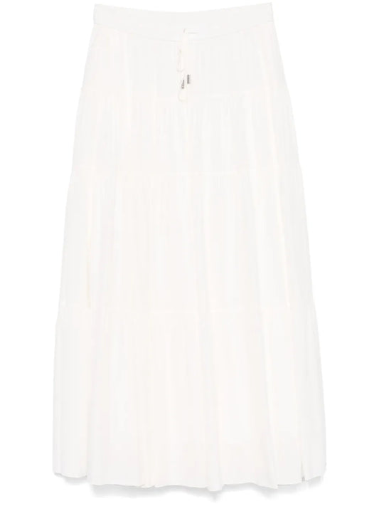 Tiered Midi Skirt