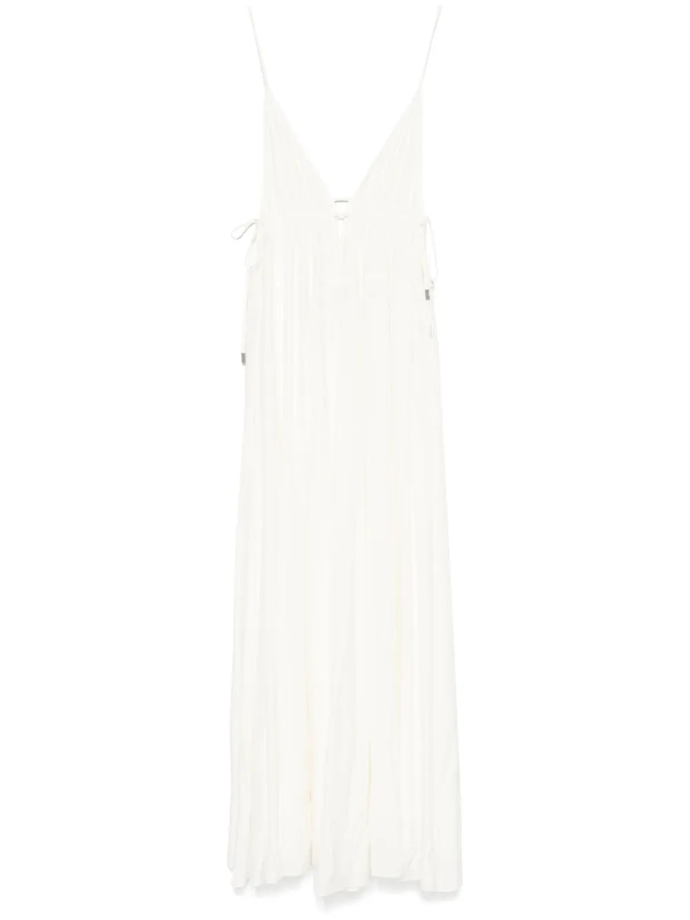 Plunging V-Neck Maxi Dress
