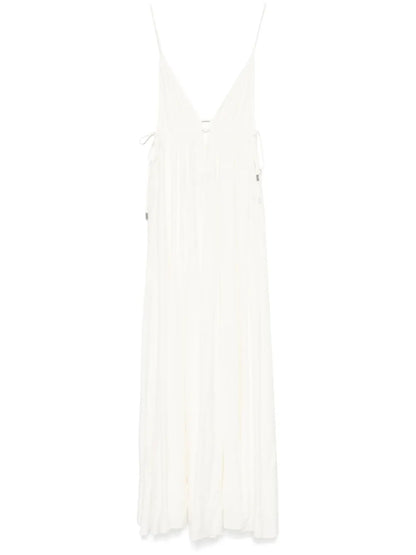 Plunging V-Neck Maxi Dress