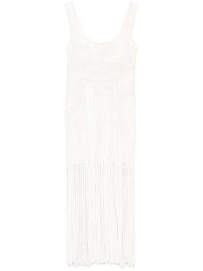 Fringed Midi Skirt