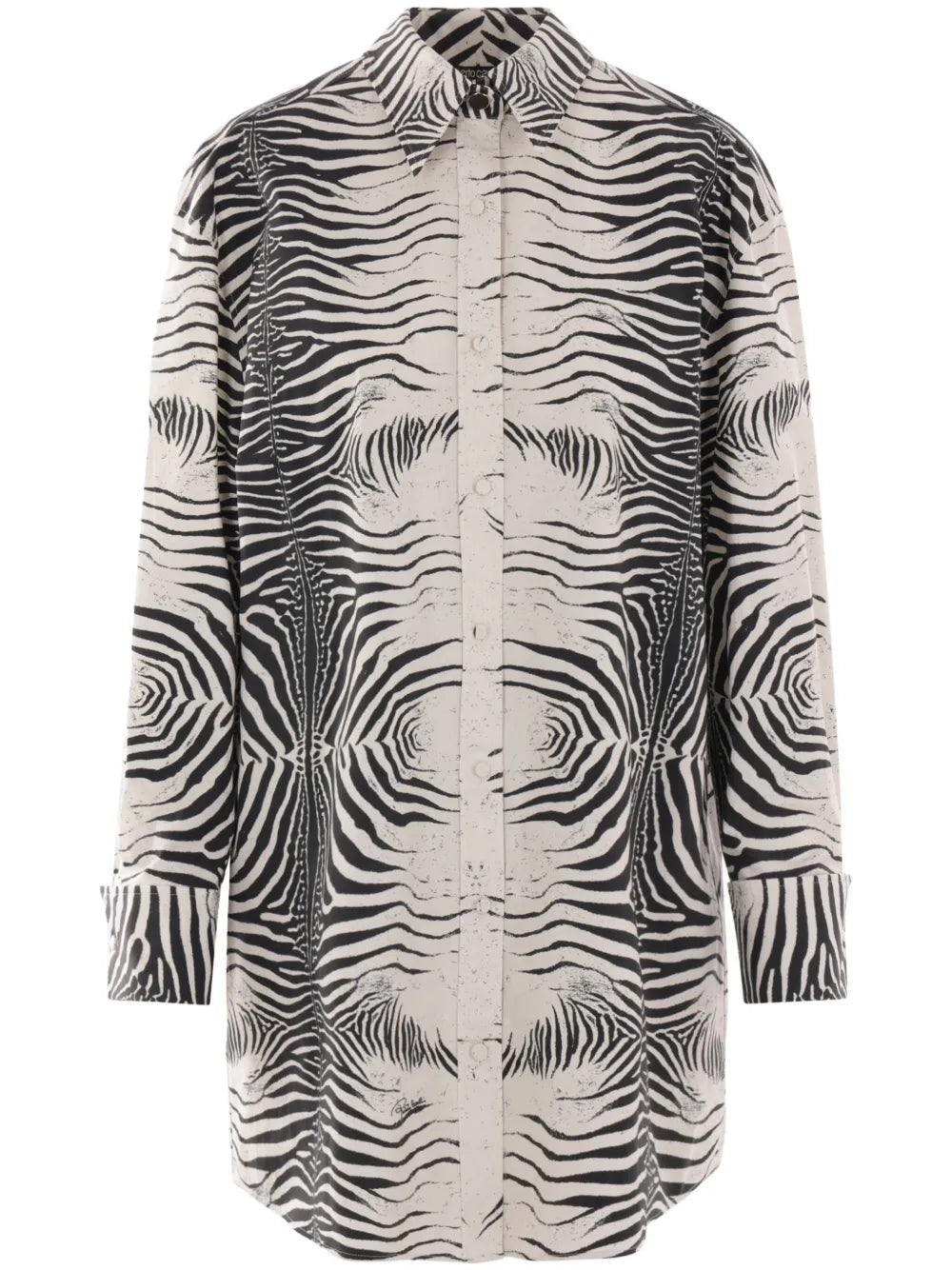 Zebra-Print Shirtdress