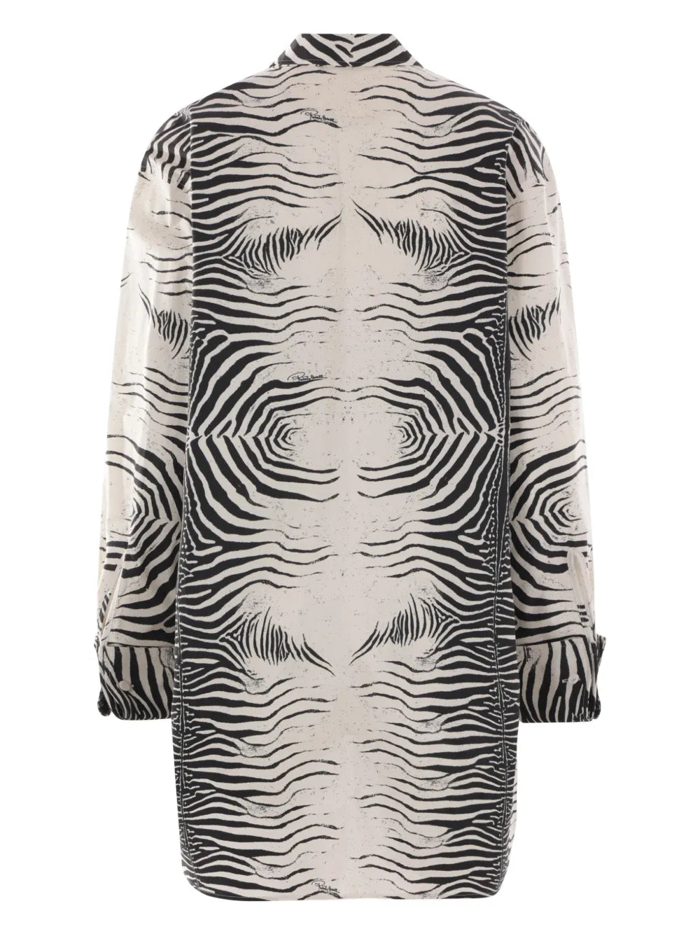 Zebra-Print Shirtdress