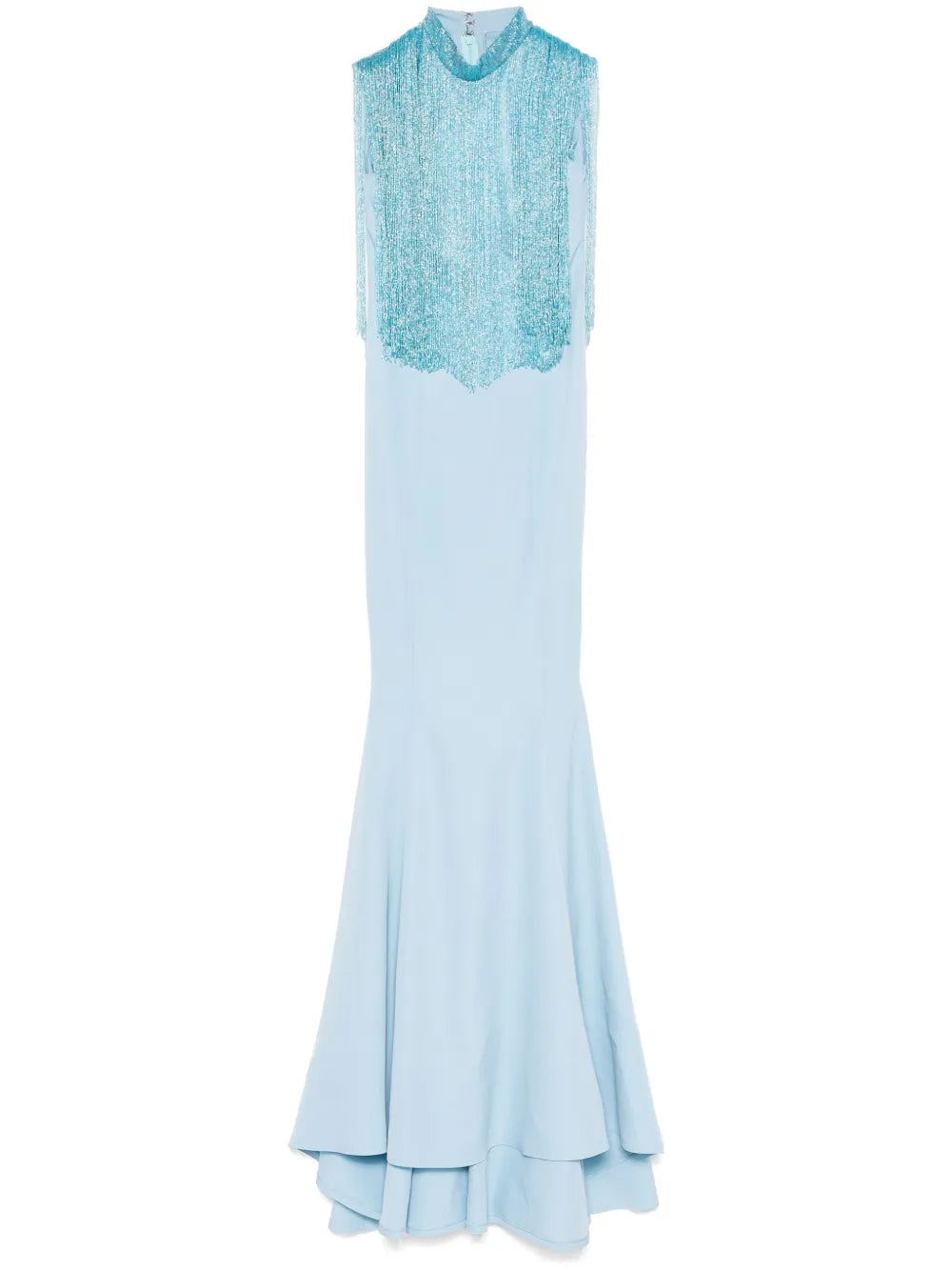 Fringed Mermaid Gown