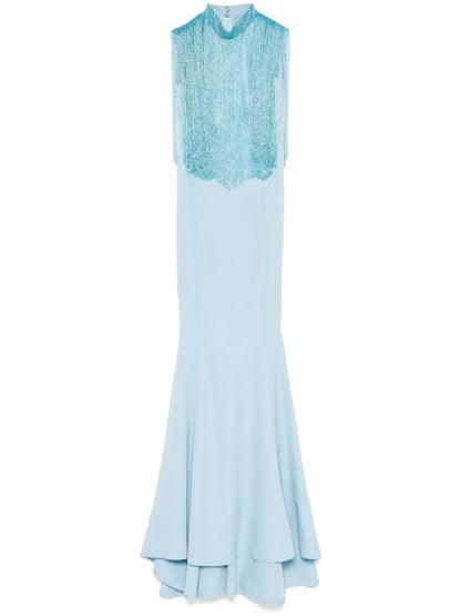 Fringed Mermaid Gown