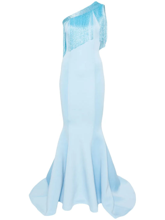 One-Shoulder Asymmetric Gown