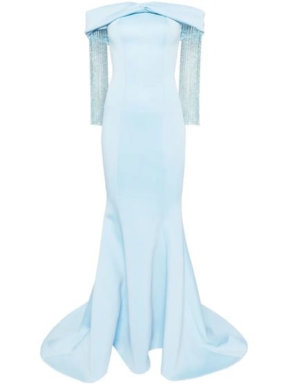 Off-Shoulder Mermaid Gown