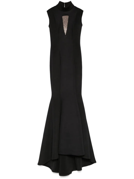 High-Neck Mermaid Gown