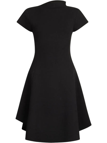 Asymmetric Knit Dress