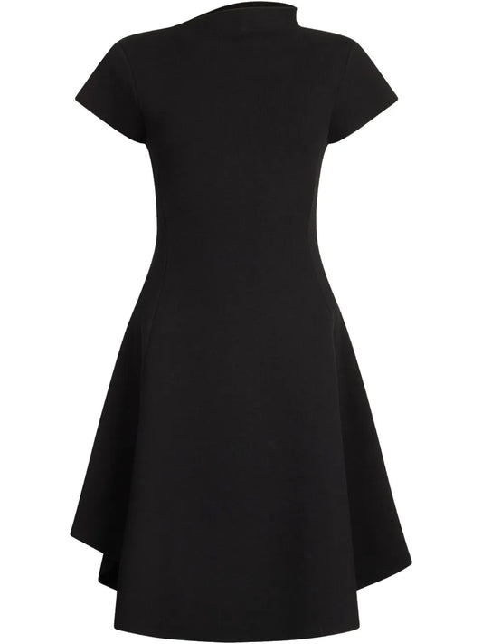 Asymmetric Knit Dress