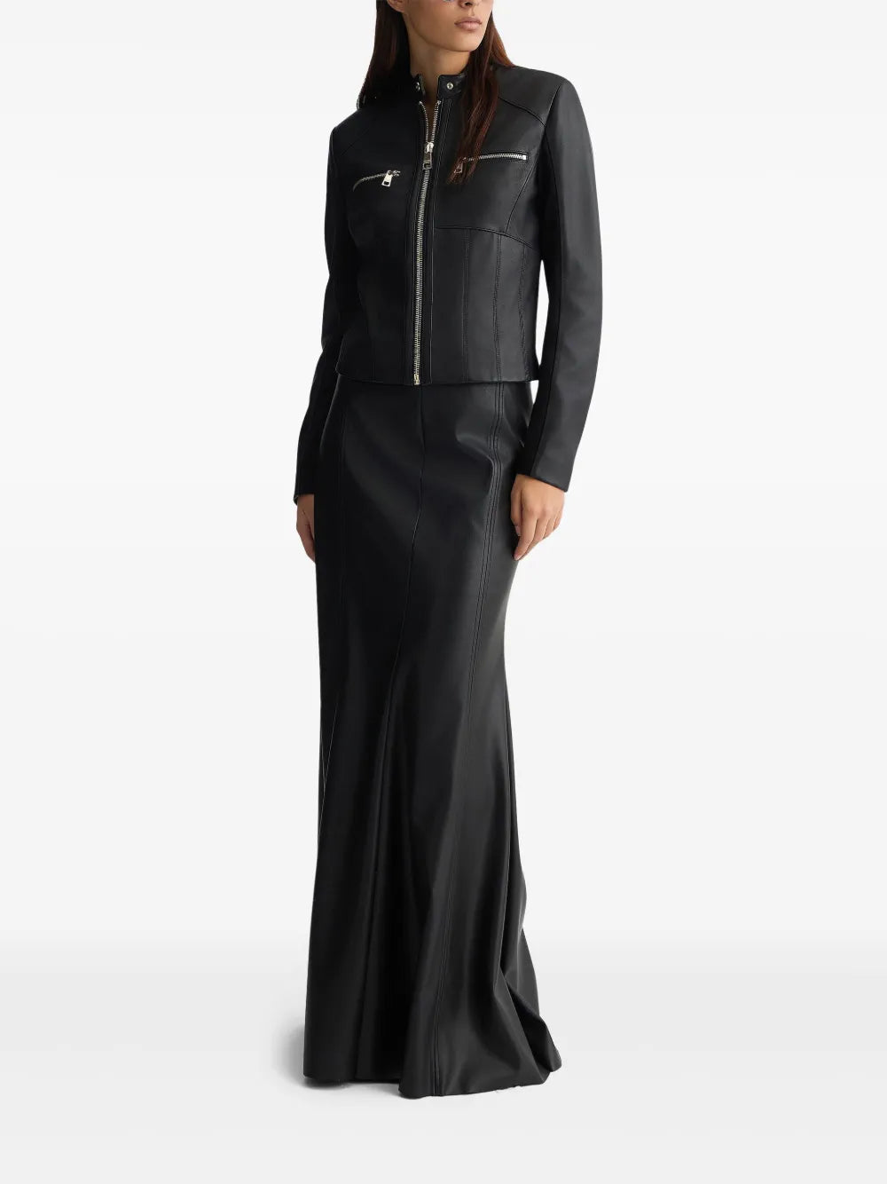 Seam-Detailing Maxi Skirt