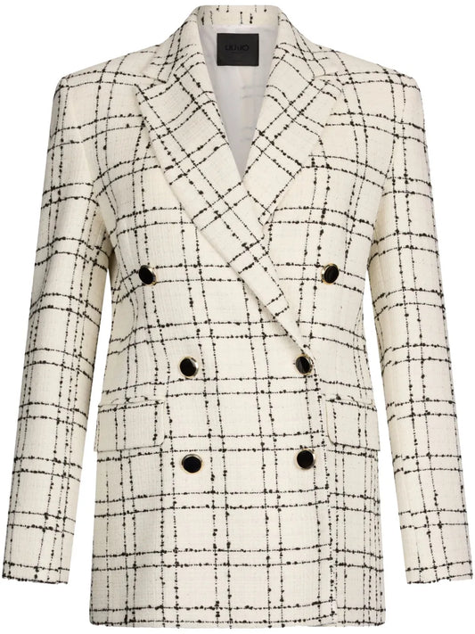 Checked Blazer
