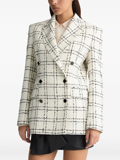 Checked Blazer