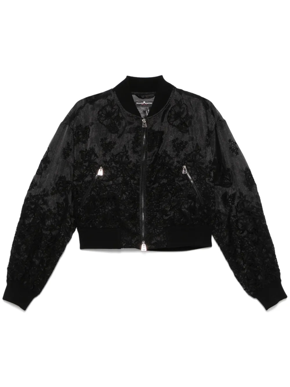 Floral-Embroidered Jacket