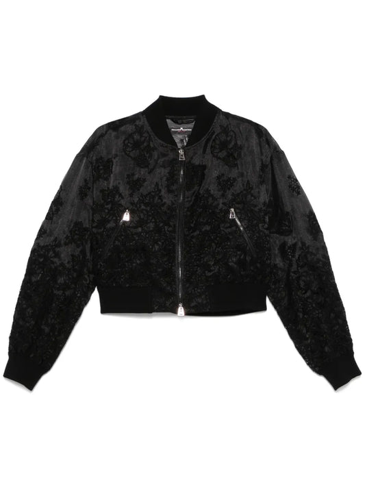 Floral-Embroidered Jacket