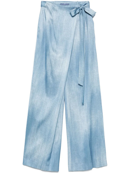 Satin Palazzo Trousers