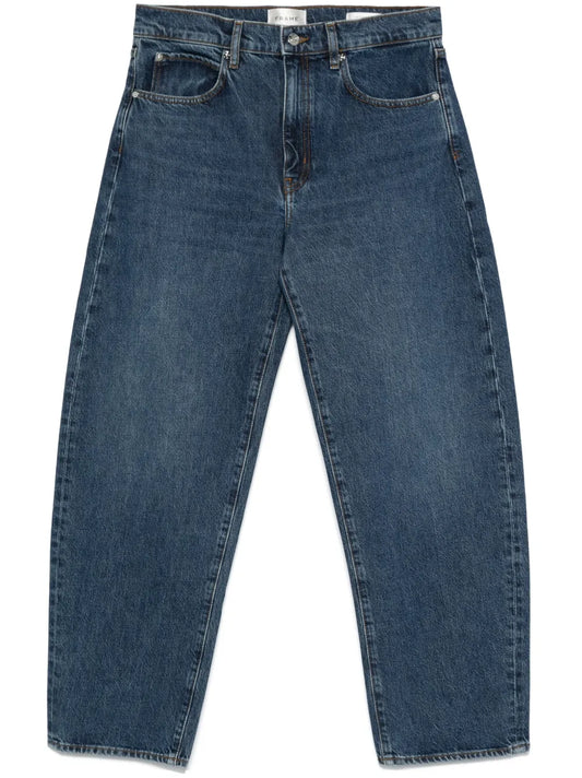 Low Slung Barrel Jeans