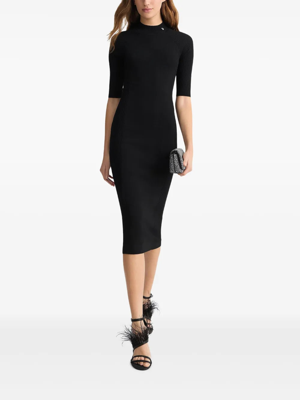 Cut-Out Knitted Dress