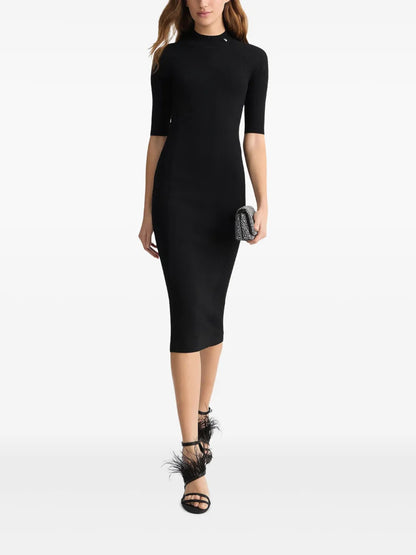 Cut-Out Knitted Dress