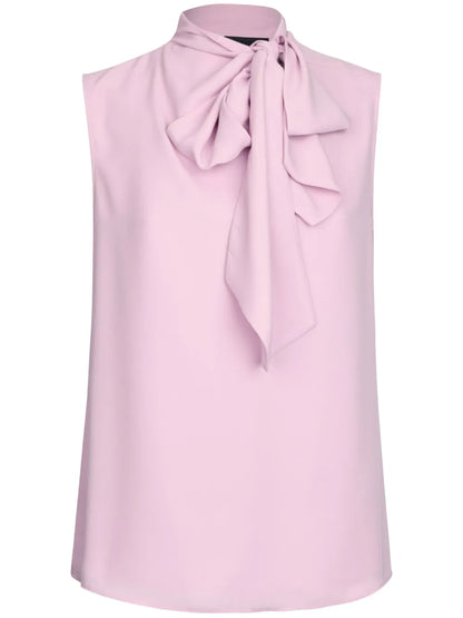 Pussy Bow-Collar Blouse
