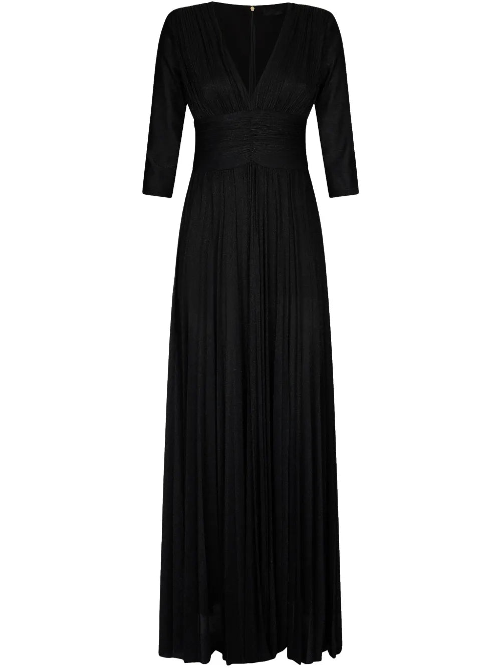 Pleated Jersey Dress