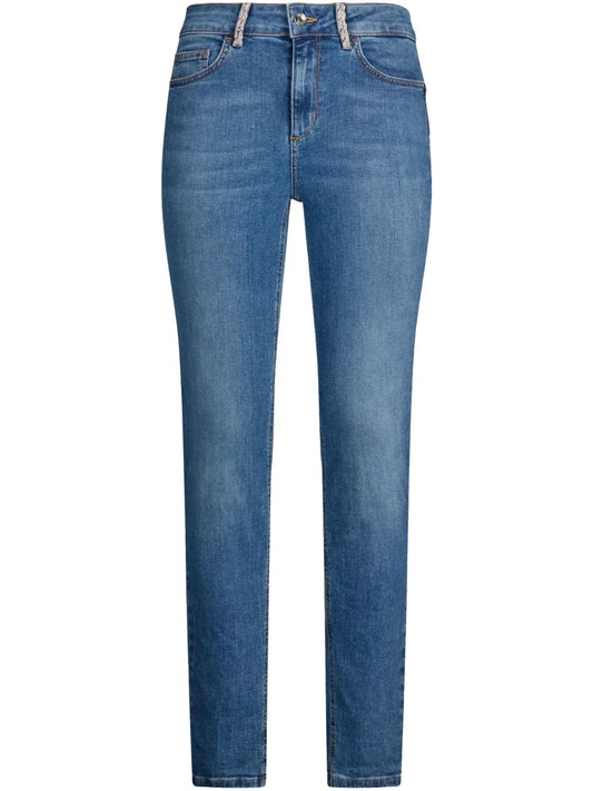 Rhinestones Skinny Jeans