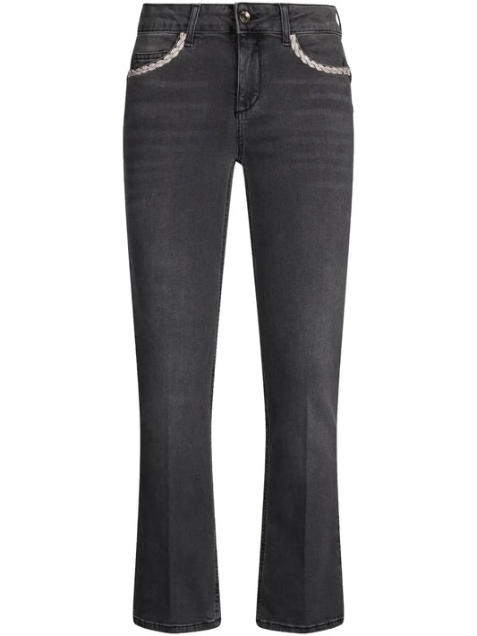 Rhinestone Bootcut Jeans