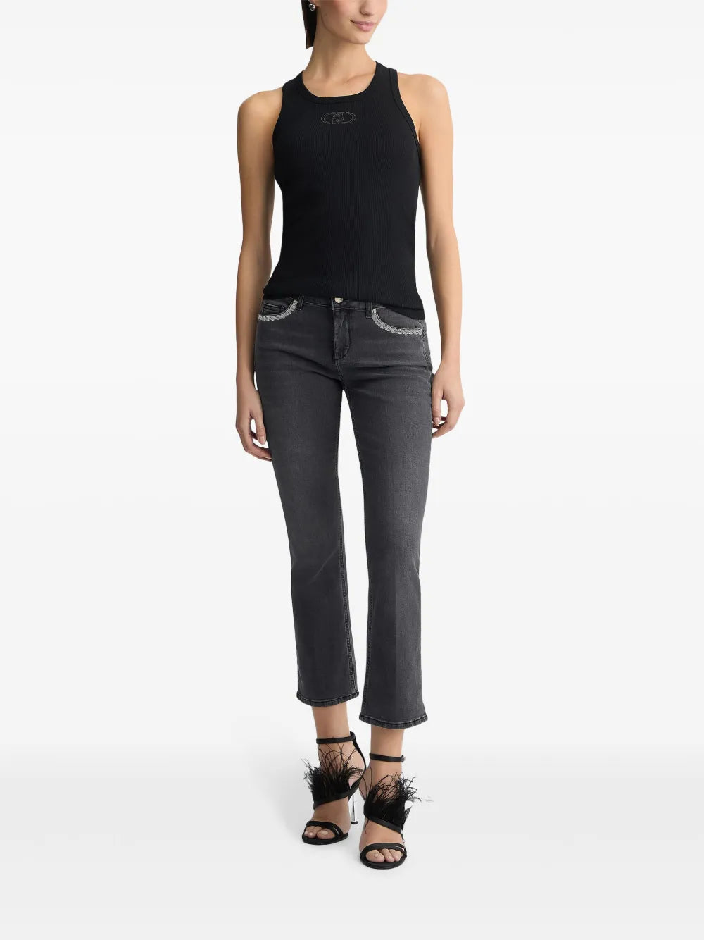 Rhinestone Bootcut Jeans