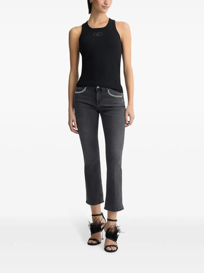 Rhinestone Bootcut Jeans