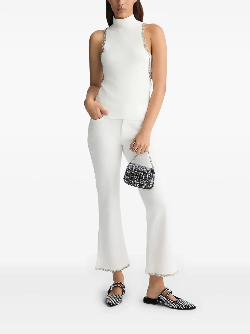 Rhinestone Knit Top