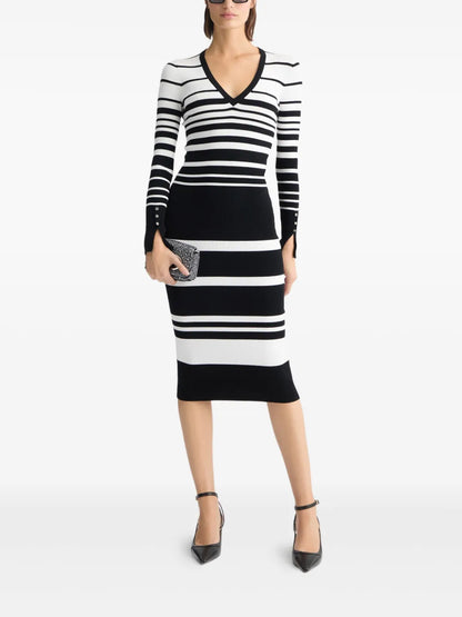 Striped Midi Dress