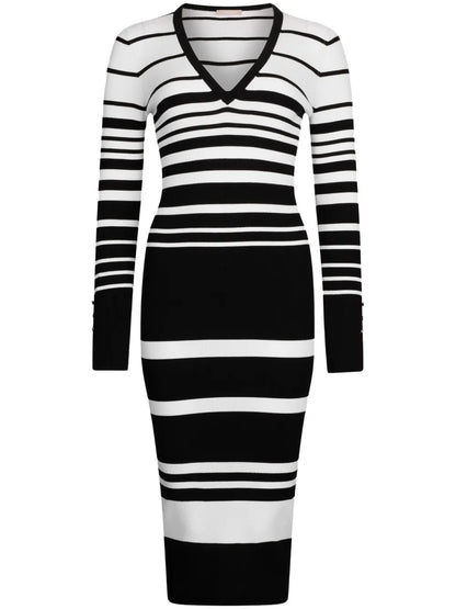 Striped Midi Dress
