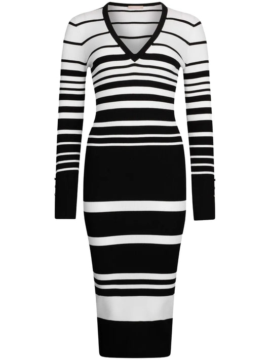 Striped Midi Dress
