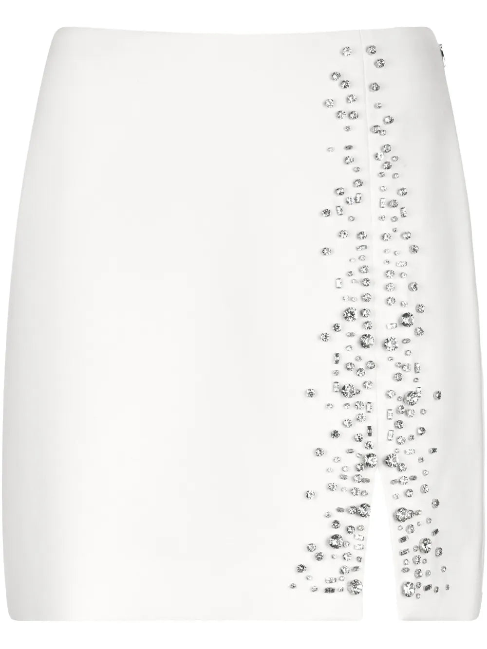 Rhinestone-Embellished Miniskirt