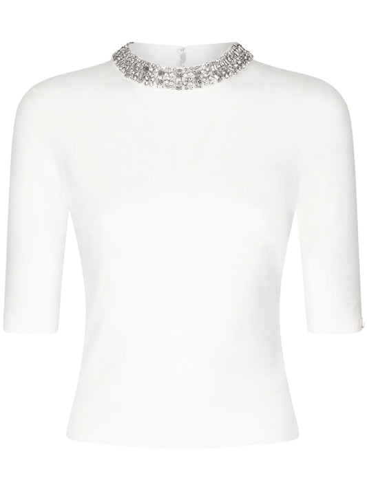 Crystal-Embellished Top