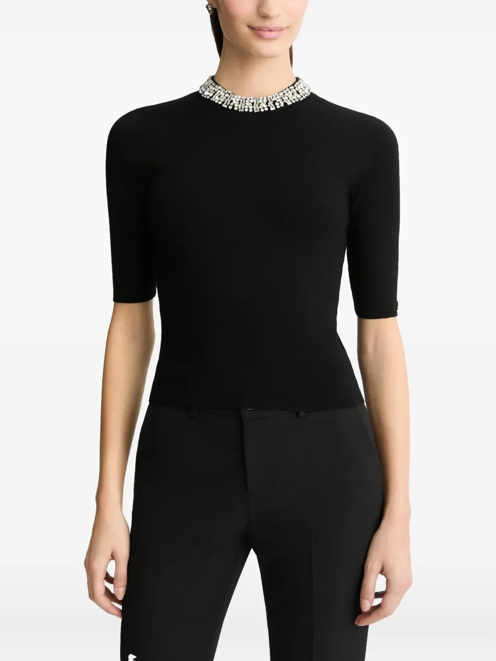 Rhinestone-Embellished Top