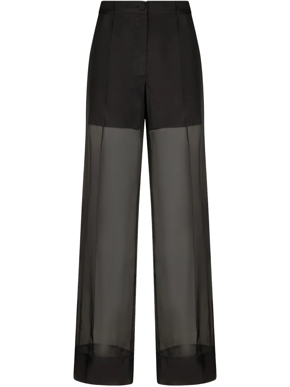 Organza Straight-Leg Trousers