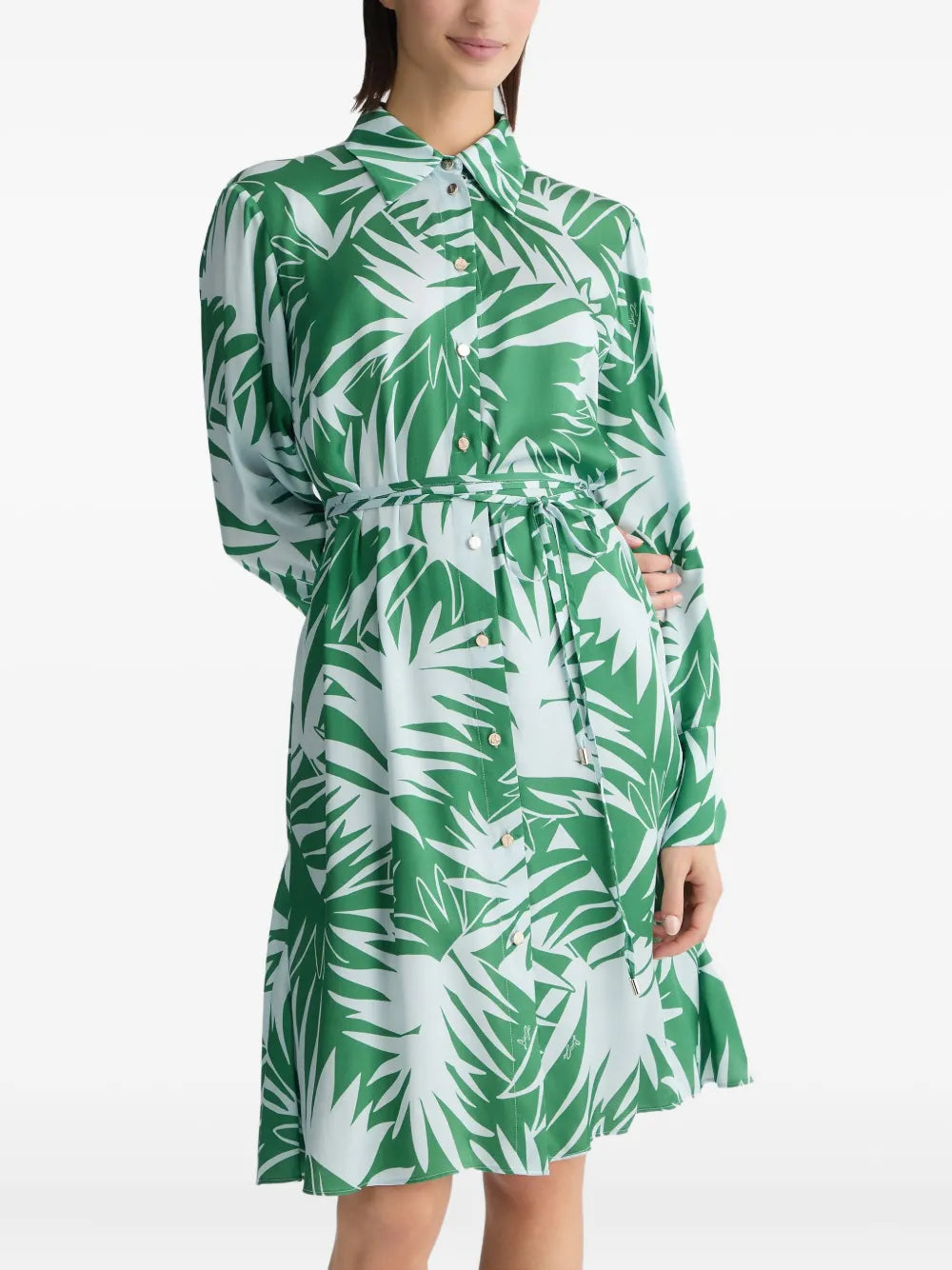 Printed Shirt Dress
