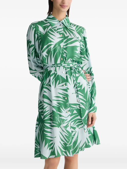 Printed Shirt Dress
