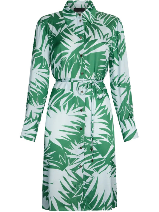 Printed Shirt Dress