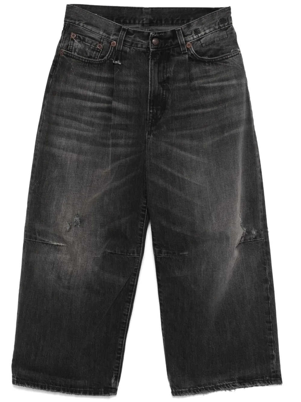 Cropped Wide-Leg Jeans