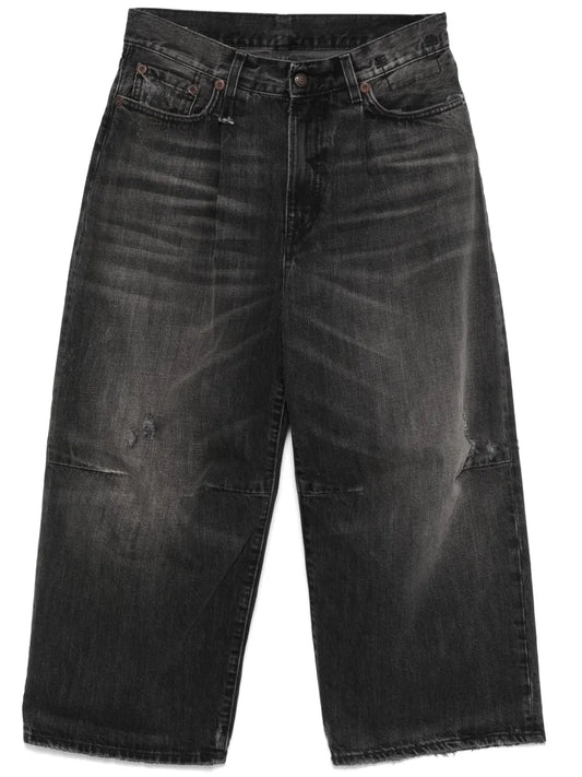 Cropped Wide-Leg Jeans