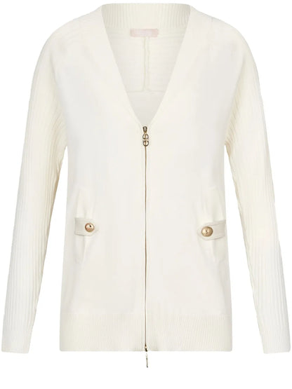 Zip-Up Cardigan
