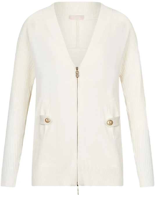 Zip-Up Cardigan