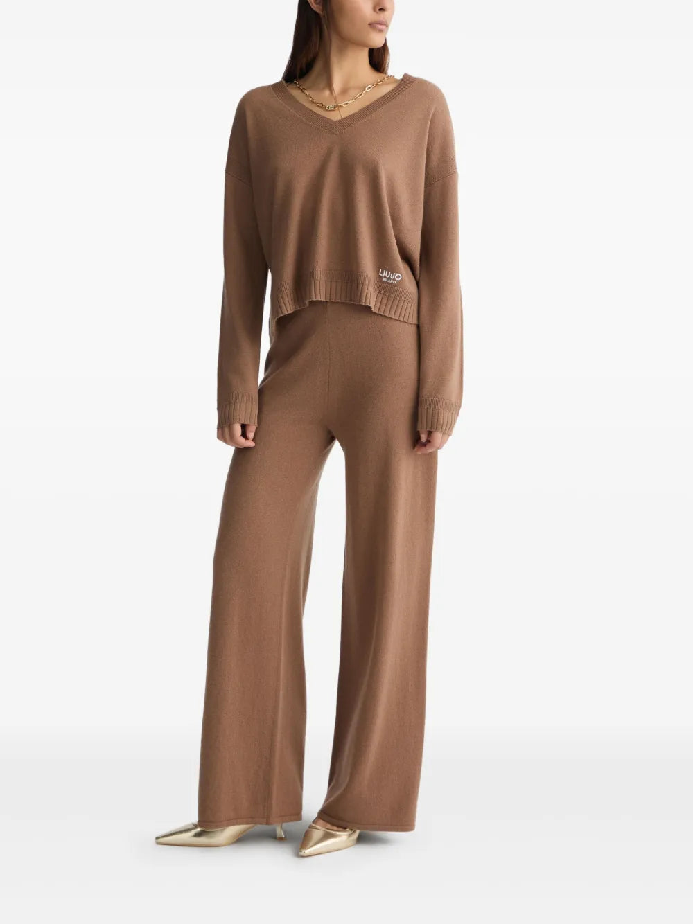 Long Knitted Trousers