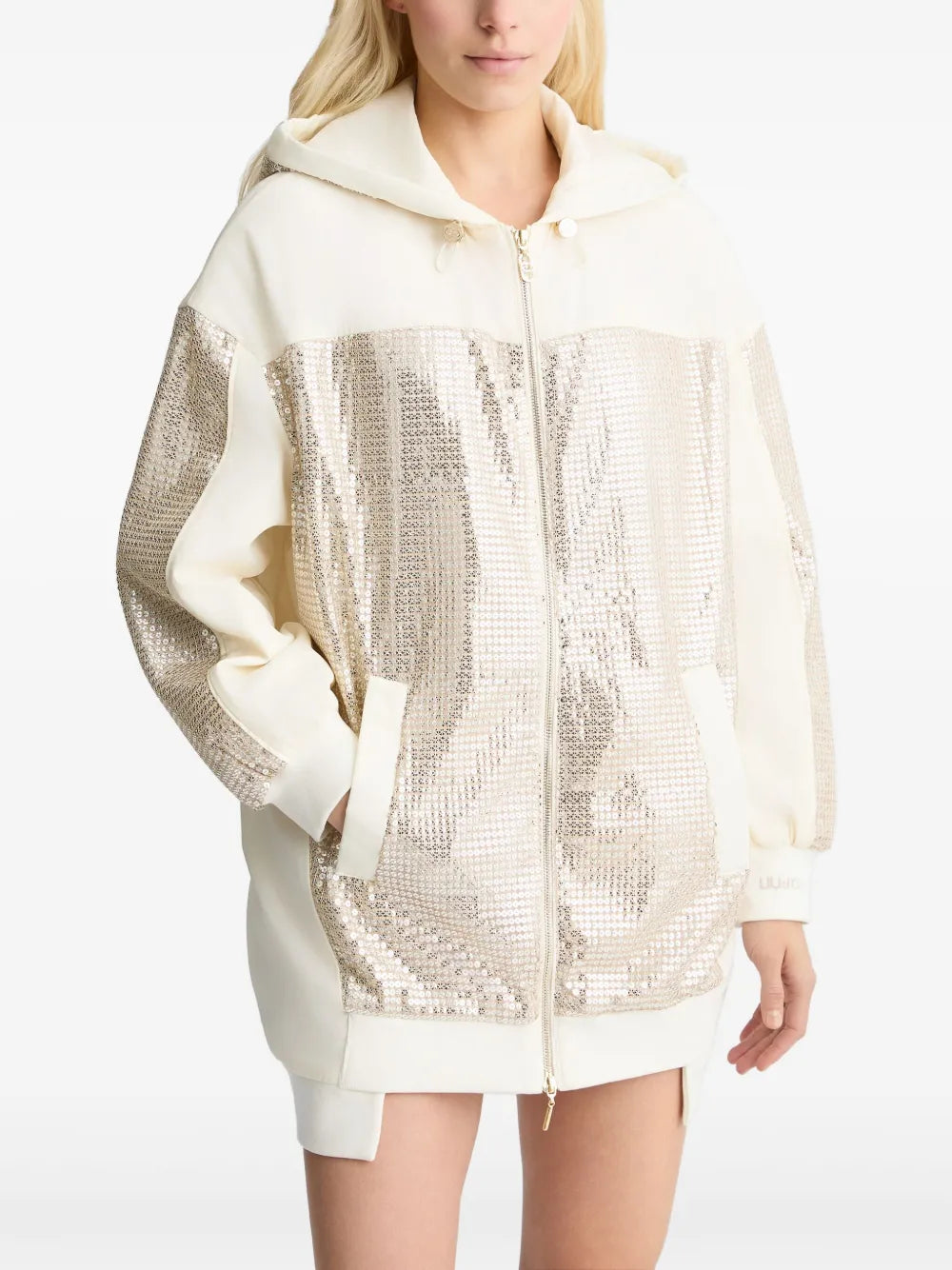 Sequinned Parka