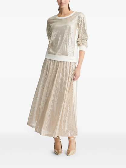 Sequin-Embellished Sweatshirt