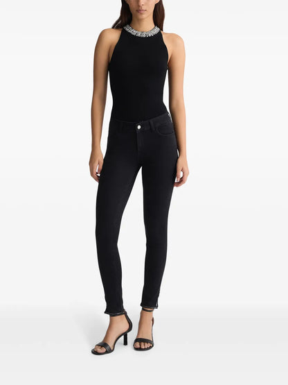 Slit Skinny Jeans