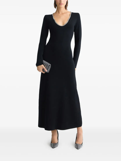 Rhinestone-Embellished Dress